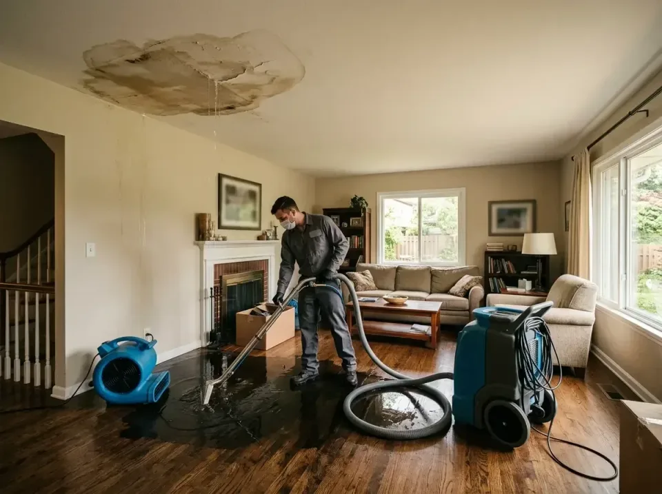 attic-pipe-burst-ceiling-drip-008 — frequently asked questions, Water Damage Restoration & Carpet Care in Williamsburg, IA